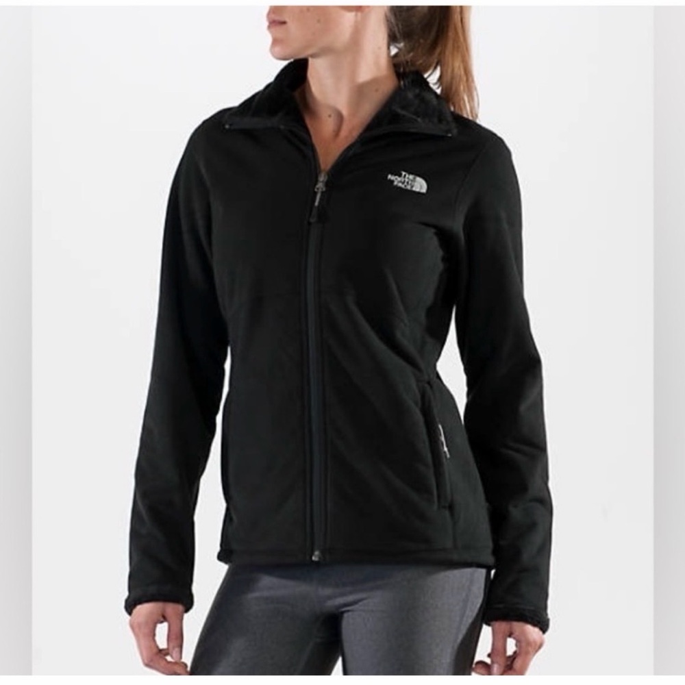 The North Face Black Fleece-lined Jacket Women's Small Morning Glory 2